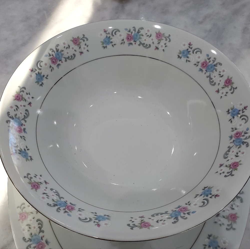 Dynasty Fine China Rapture Pattern Vegetable Bowl